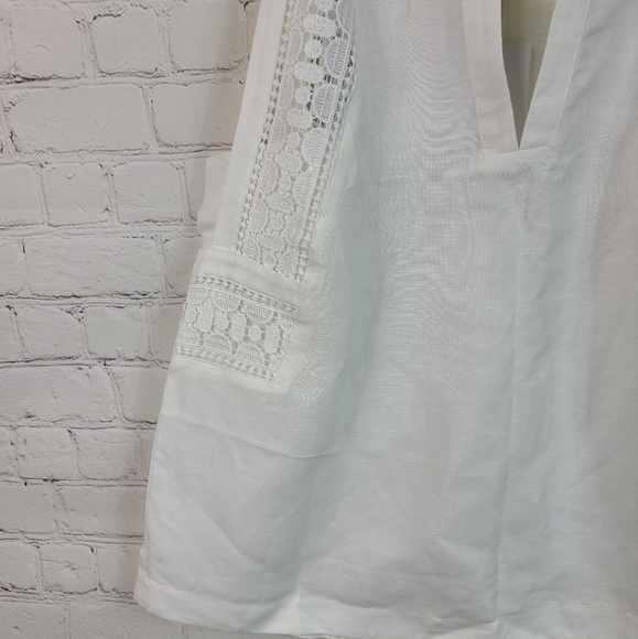Reiss LOIS EMBROIDERED SLEEVELESS TOP size 10 - Picture 5 of 7